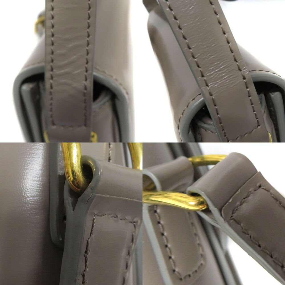 Celine Teen Triomphe Shoulder Bag Gray